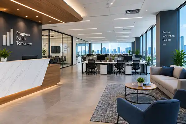 Commercial office interior